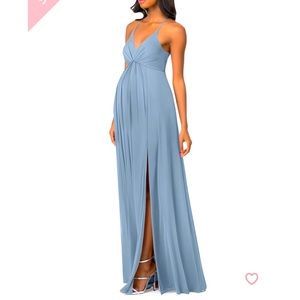 Azazie maternity dress, worn for 6 hrs. bridesmaid/maternity, w/ pockets!